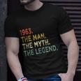 1963 The Man The Myth The Legend 56Th Birthday Vintage Unisex T-Shirt Gifts for Him