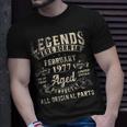 1977 Vintage T-Shirt zum 46. Geburtstag für Männer & Frauen Geschenke für Ihn