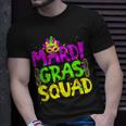 Mardi Gras Squad Party Costume Outfit - Funny Mardi Gras  Unisex T-Shirt