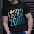 22 Geburtstag Mann 22 Jahre Geschenk Limited Edition 2000 T-Shirt Geschenke für Ihn