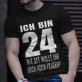 24 Geburtstag Geburtstagsgeschenk 24 Jahre Lustiges Geschenk T-Shirt Geschenke für Ihn