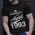 30 Geburtstag 30 Jahre Alt Legendär Seit April 1993 V3 T-Shirt Geschenke für Ihn