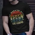 38 Geburtstag Geschenk Mann Mythos Legende Jahrgang 1985 T-Shirt Geschenke für Ihn