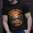 40Th Birthday Legend Since May 1983 40 Years Old Unisex T-Shirt Gifts for Him