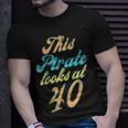40Th Birthday Yes I Am A Pirate Unisex T-Shirt Gifts for Him