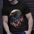 4Th Of July Bald Eagle American Us Flag Country 4Th Of July Unisex T-Shirt Gifts for Him