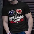 4Th Of July Family Matching All American Dad American Flag Unisex T-Shirt Gifts for Him
