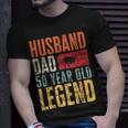 Mens 50Th Birthday Dad Husband Legend Vintage 50 Years Old T-Shirt Gifts for Him