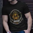 60 Geburtstag 60 Jahre Aged 60 Years Whiskey Whisky T-Shirt Geschenke für Ihn