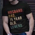 Mens 75Th Birthday Decoration Husband Vintage Dad 1948 T-Shirt Gifts for Him