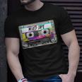 80S Paint Splash Cassette Tape Vintage Mix Tape Unisex T-Shirt Gifts for Him