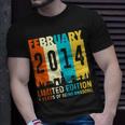 9 Limitierte Auflage Hergestellt Im Februar 2014 9 T-Shirt Geschenke für Ihn