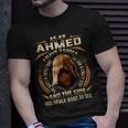 As An Ahmed I Have 3 Sides Ninja Custom Name Birthday T-Shirt Gifts for Him