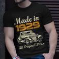 All Original Parts Made In 1929 90Th Birthday Gift Unisex T-Shirt Gifts for Him
