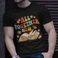 All Together Now Summer Reading Program 2023 Book Groovy Unisex T-Shirt Gifts for Him