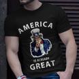 America Is Already Great Uncle Sam Unisex T-Shirt Gifts for Him