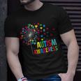 Autism Awareness Dandelion Puzzle Piece Dad Mom Autistic Unisex T-Shirt Gifts for Him