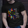Autism Awareness Support Autism Kids For Mom Dad Sunflower Unisex T-Shirt Gifts for Him