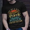 Awesome Since June 1946 Vintage 77Th Birthday 77 Year Old Unisex T-Shirt Gifts for Him