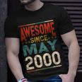 Awesome Since May 2000 Shirt 2000 19Th Birthday Shirt Unisex T-Shirt Gifts for Him