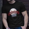 Baseball Dad Sport Coach Gifts Father BallUnisex T-Shirt Gifts for Him