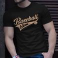 Baseball Mom Best Mama Cute Throwback Design Classic Gift For Womens Unisex T-Shirt Gifts for Him