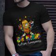 Be Kind Autism Awareness Puzzle Bee Dabbing Support Kid Girl Unisex T-Shirt Gifts for Him