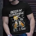 Beer N Sunshine The Only Bs I Need Funny Summer Drinking Unisex T-Shirt Gifts for Him