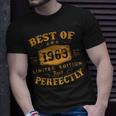 Best Of 1963 Jahrgang 60 Geburtstag Herren Damen Geschenk T-Shirt Geschenke für Ihn