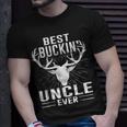 Best Buckin Uncle Ever Deer Hunting Lover Gifts Dad Unisex T-Shirt Gifts for Him