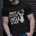 Best Buckin Uncle Ever Shirt Deer Hunting Fathers Day Gift V2 Unisex T-Shirt Gifts for Him