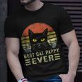 Best Cat Pappy Ever Bump Fit Fathers Day Gift Dad For Men Unisex T-Shirt Gifts for Him