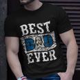 Best Dad Ever Fathers Day Guatemala Flag Gift For Mens Unisex T-Shirt Gifts for Him