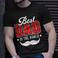 Best Dad In The World Papa Father Daddy Stepdad Poppa Family Gift For Mens Unisex T-Shirt Gifts for Him