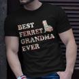 Best Ferret Grandma Ever Coolest Ferret Grandmother Unisex T-Shirt Gifts for Him