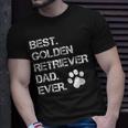 Best Golden Retriever Dad Ever Gift DoggyUnisex T-Shirt Gifts for Him