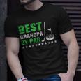 Best Grandpa By Par Golf Lover Fathers Day Funny Dad Gift For Mens Unisex T-Shirt Gifts for Him