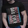 Best Trans Dad Ever Transgender Unisex T-Shirt Gifts for Him