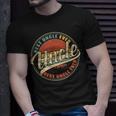 Mens Best Uncle Ever Vintage Retro Dad Papa Grandpa T-Shirt Gifts for Him