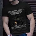 Black Cat Let Me Pour You A Tall Glass Of Get Over It Funny Unisex T-Shirt Gifts for Him