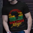 Black Teacher Magic Melanin Pride Black History Month V3 T-Shirt Gifts for Him