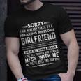 Boyfriend Taken By A Freaking Awesome Girlfriend Unisex T-Shirt Gifts for Him