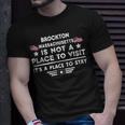 Brockton Massachusetts Ort Besuchen Bleiben Usa City T-Shirt Geschenke für Ihn