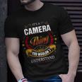 Camera Family Crest Camera Camera Clothing CameraCamera T Gifts For The Camera Unisex T-Shirt Gifts for Him