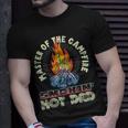 Campfire Master Smoking Hot Dadbod Vintage Distressed Retro Unisex T-Shirt Gifts for Him