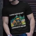 Camping Makes Me Happy Humans Make My Head Hurt T-Shirt Geschenke für Ihn