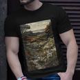 Cape Cod Landscape Japanese Ukiyoe Woodblock Print T-shirt Gifts for Him