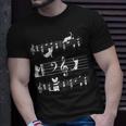 Cat Mom Cat Grandma Music Musical note and treble clef on stave Unisex T-Shirt Unisex T-Shirt Gifts for Him