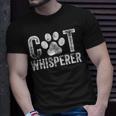 Cat Whisperer Kitten Fur Mom Dad Lover Vintage Retro T-Shirt Gifts for Him