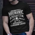 Caution Flying Tools Motorcycle Mechanic Product Unisex T-Shirt Gifts for Him